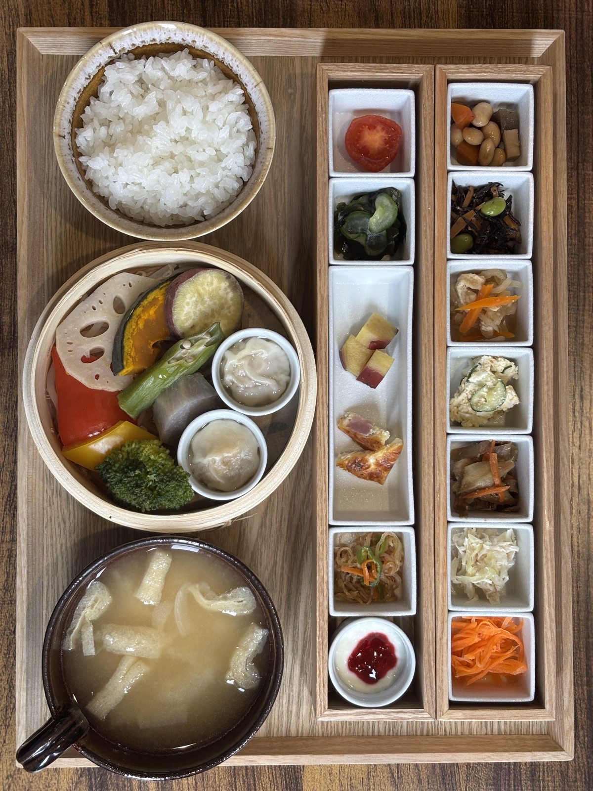 やまとまごころの蒸籠蒸しランチ